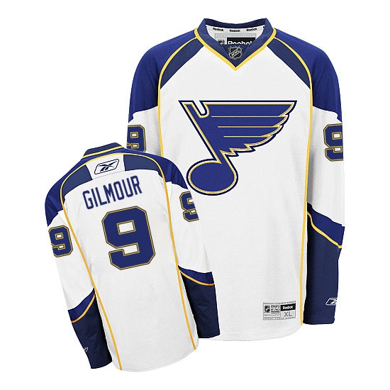 Doug Gilmour St. Louis Blues Premier Away Reebok Jersey - White