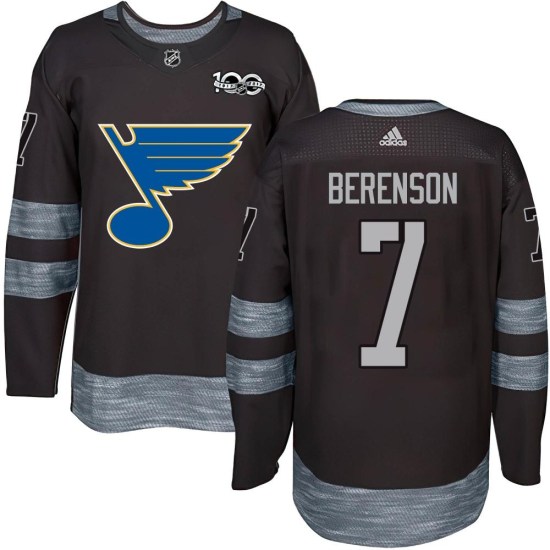 Red Berenson St. Louis Blues Authentic 1917-2017 100th Anniversary Jersey - Black