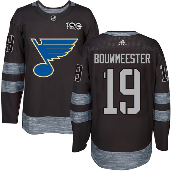 Jay Bouwmeester St. Louis Blues Authentic 1917-2017 100th Anniversary Jersey - Black