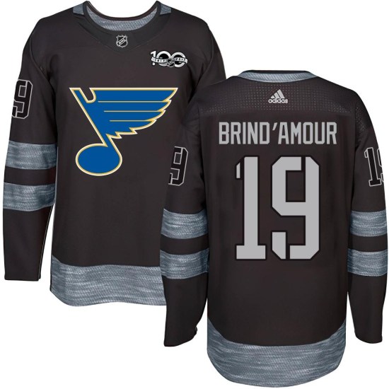 Rod Brind'amour St. Louis Blues Authentic Rod Brind'Amour 1917-2017 100th Anniversary Jersey - Black
