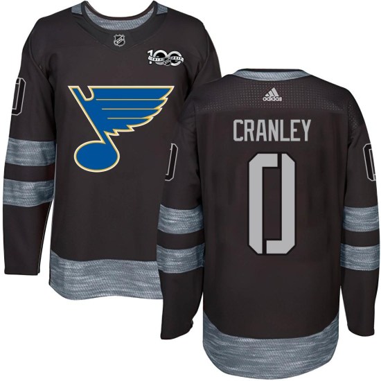 Will Cranley St. Louis Blues Authentic 1917-2017 100th Anniversary Jersey - Black