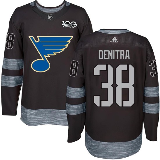Pavol Demitra St. Louis Blues Authentic 1917-2017 100th Anniversary Jersey - Black