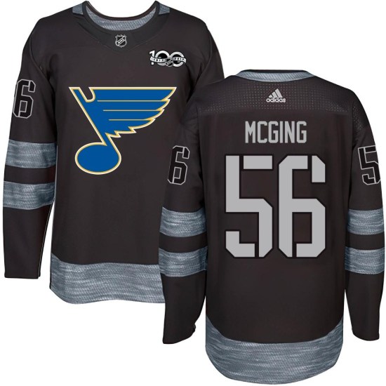 Hugh McGing St. Louis Blues Authentic 1917-2017 100th Anniversary Jersey - Black
