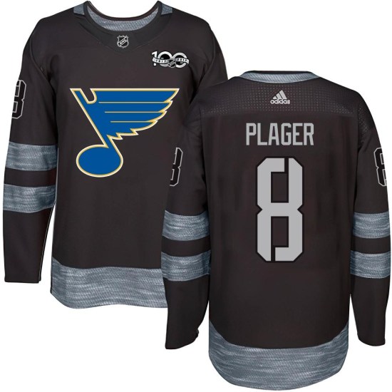 Barclay Plager St. Louis Blues Authentic 1917-2017 100th Anniversary Jersey - Black