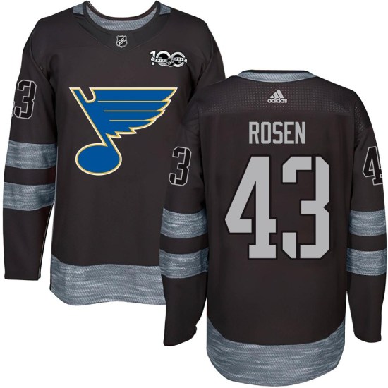 Calle Rosen St. Louis Blues Authentic 1917-2017 100th Anniversary Jersey - Black