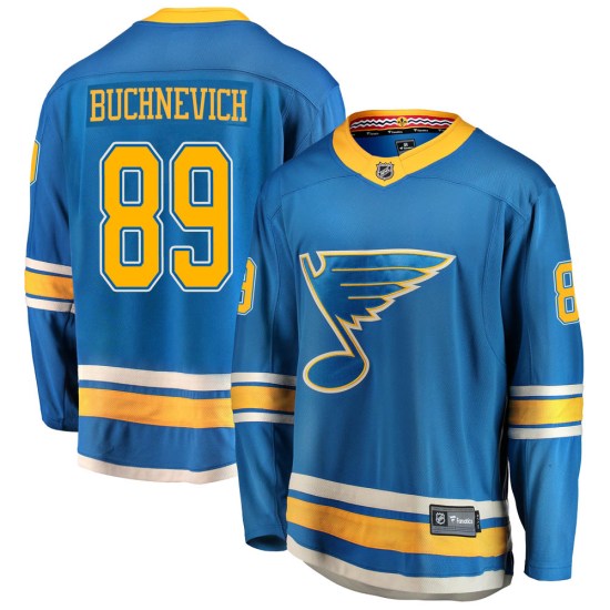 Pavel Buchnevich St. Louis Blues Breakaway Alternate Fanatics Branded Jersey - Blue