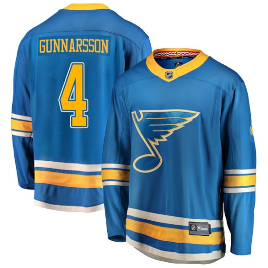 Carl Gunnarsson St. Louis Blues Breakaway Alternate Fanatics Branded Jersey - Blue