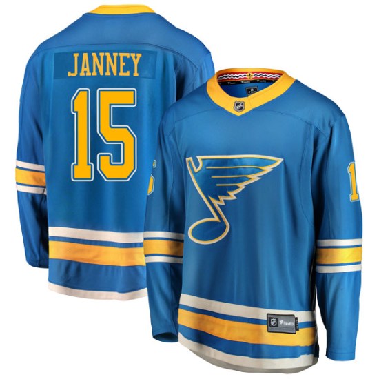 Craig Janney St. Louis Blues Breakaway Alternate Fanatics Branded Jersey - Blue