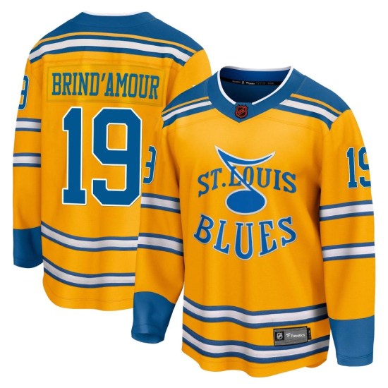 Rod Brind'amour St. Louis Blues Breakaway Rod Brind'Amour Special Edition 2.0 Fanatics Branded Jersey - Yellow