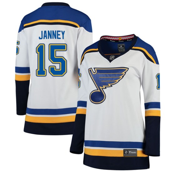 Craig Janney St. Louis Blues Women's Breakaway Away Fanatics Branded Jersey - White