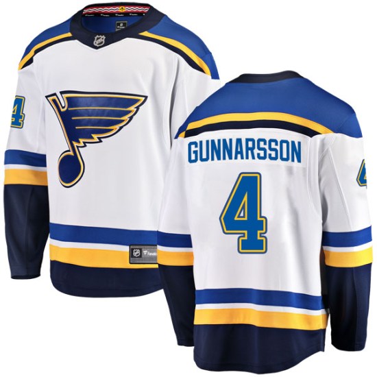 Carl Gunnarsson St. Louis Blues Breakaway Away Fanatics Branded Jersey - White