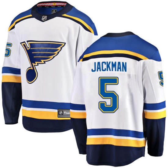 Barret Jackman St. Louis Blues Breakaway Away Fanatics Branded Jersey - White