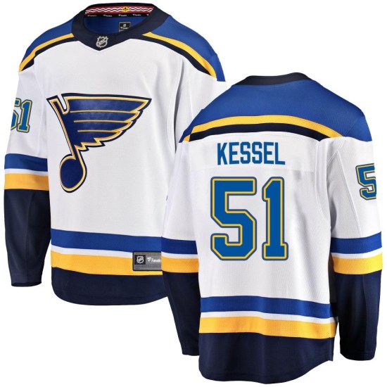 Matthew Kessel St. Louis Blues Breakaway Away Fanatics Branded Jersey - White