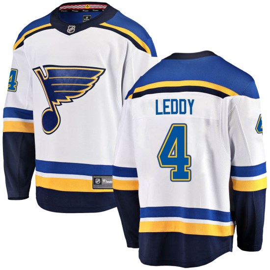 Nick Leddy St. Louis Blues Breakaway Away Fanatics Branded Jersey - White