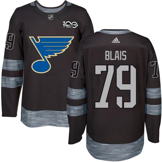 Sammy Blais St. Louis Blues Youth Authentic 1917-2017 100th Anniversary Jersey - Black
