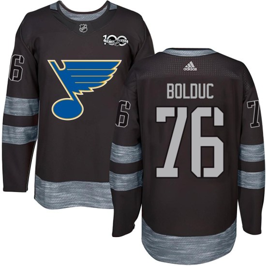 Zack Bolduc St. Louis Blues Youth Authentic 1917-2017 100th Anniversary Jersey - Black