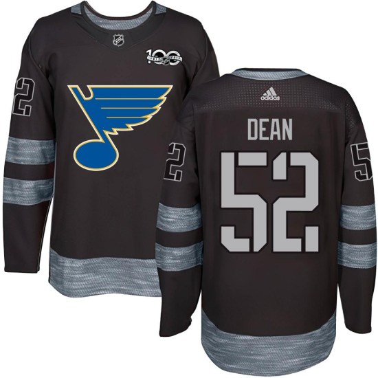 Zach Dean St. Louis Blues Youth Authentic 1917-2017 100th Anniversary Jersey - Black