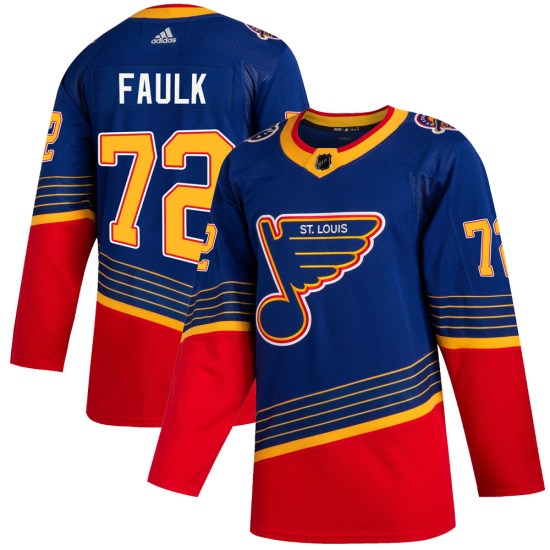 Justin Faulk St. Louis Blues Authentic 2019/20 Adidas Jersey - Blue