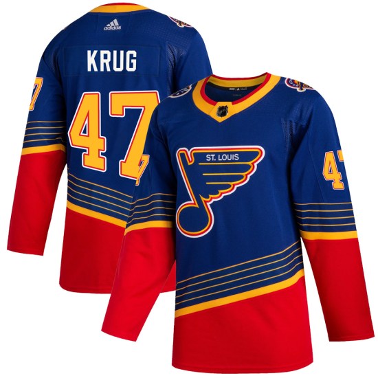 Torey Krug St. Louis Blues Authentic 2019/20 Adidas Jersey - Blue