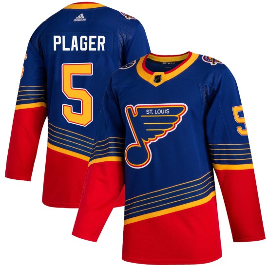 Bob Plager St. Louis Blues Authentic 2019/20 Adidas Jersey - Blue