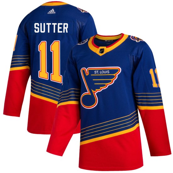 Brian Sutter St. Louis Blues Authentic 2019/20 Adidas Jersey - Blue