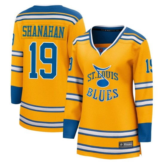 Brendan Shanahan St. Louis Blues Women's Breakaway Special Edition 2.0 Fanatics Branded Jersey - Yellow