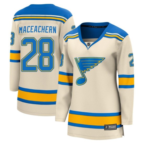 MacKenzie MacEachern St. Louis Blues Women's Breakaway Mackenzie MacEachern 2022 Winter Classic Fanatics Branded Jersey - Cream