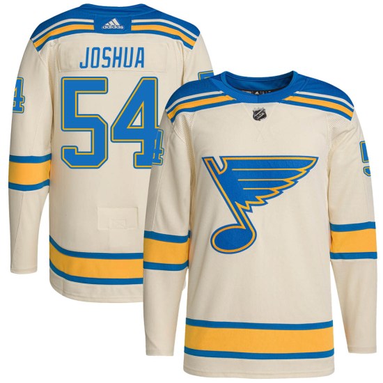 Dakota Joshua St. Louis Blues Authentic 2022 Winter Classic Player Adidas Jersey - Cream
