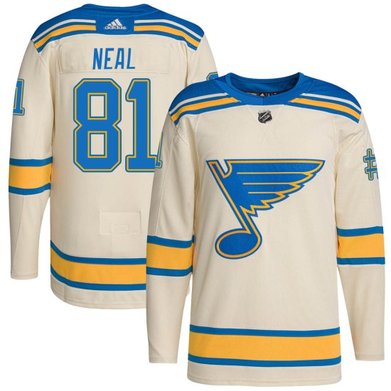 James Neal St. Louis Blues Authentic 2022 Winter Classic Player Adidas Jersey - Cream