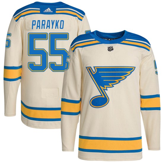 Colton Parayko St. Louis Blues Authentic 2022 Winter Classic Player Adidas Jersey - Cream