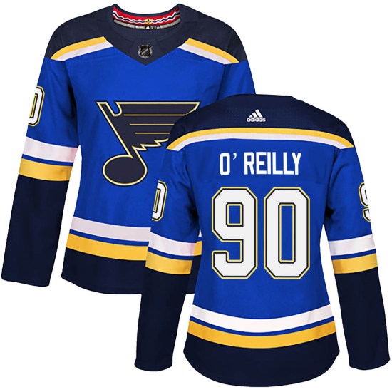 Ryan O'Reilly St. Louis Blues Women's Authentic Home Adidas Jersey - Blue