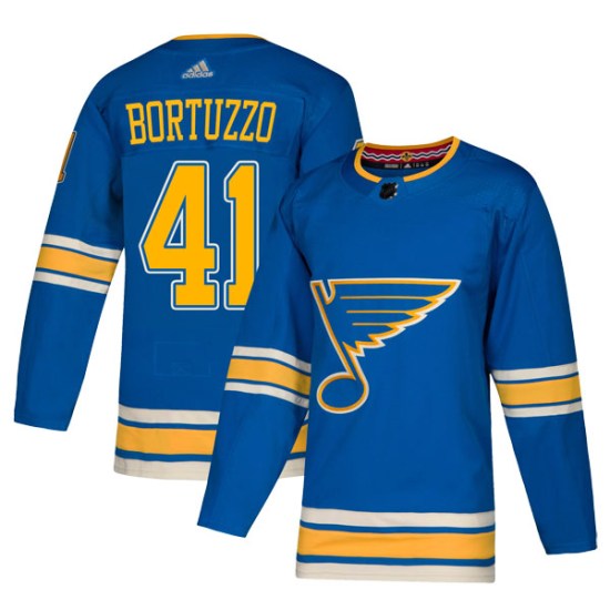 Robert Bortuzzo St. Louis Blues Authentic Alternate Adidas Jersey - Blue