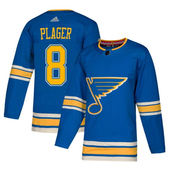 Barclay Plager St. Louis Blues Authentic Alternate Adidas Jersey - Blue