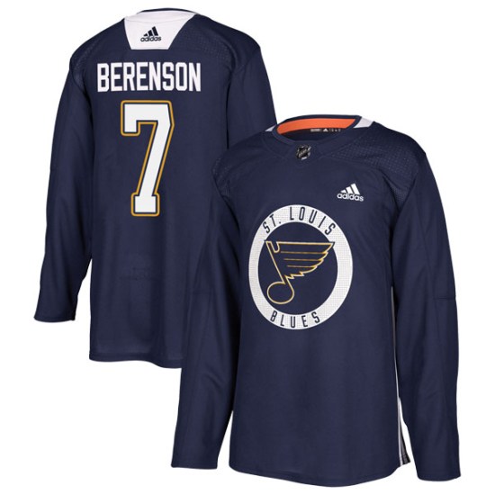 Red Berenson St. Louis Blues Youth Authentic Practice Adidas Jersey - Blue