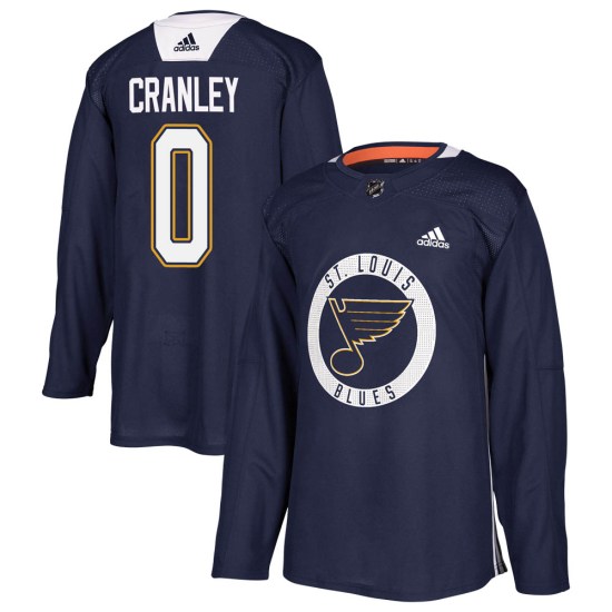 Will Cranley St. Louis Blues Youth Authentic Practice Adidas Jersey - Blue