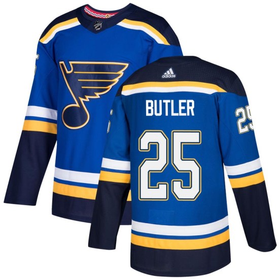 Chris Butler St. Louis Blues Authentic Home Adidas Jersey - Blue