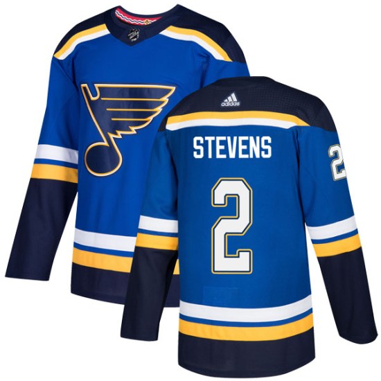 Scott Stevens St. Louis Blues Authentic Home Adidas Jersey - Blue