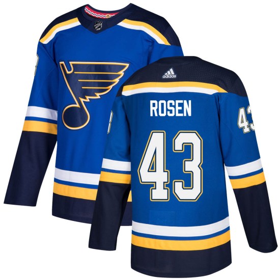 Calle Rosen St. Louis Blues Youth Authentic Home Adidas Jersey - Blue