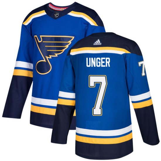 Garry Unger St. Louis Blues Youth Authentic Home Adidas Jersey - Blue