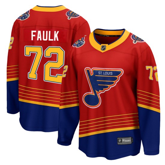 Justin Faulk St. Louis Blues Youth Breakaway 2020/21 Special Edition Fanatics Branded Jersey - Red