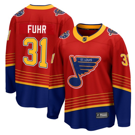 Grant Fuhr St. Louis Blues Youth Breakaway 2020/21 Special Edition Fanatics Branded Jersey - Red