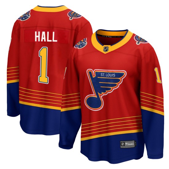 Glenn Hall St. Louis Blues Youth Breakaway 2020/21 Special Edition Fanatics Branded Jersey - Red