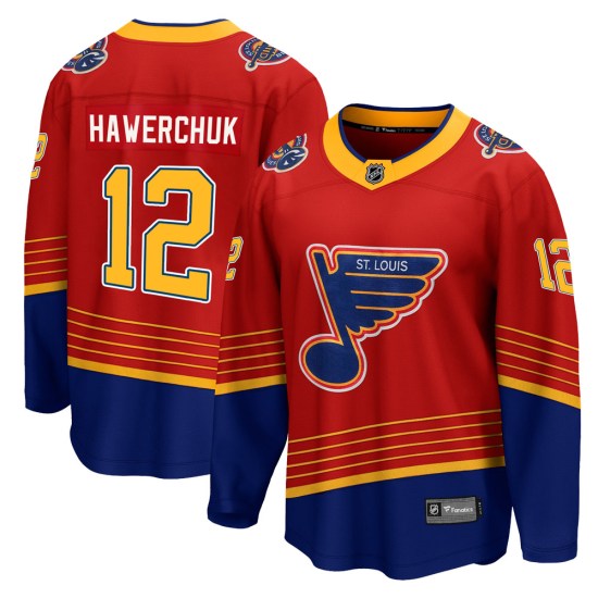 Dale Hawerchuk St. Louis Blues Youth Breakaway 2020/21 Special Edition Fanatics Branded Jersey - Red