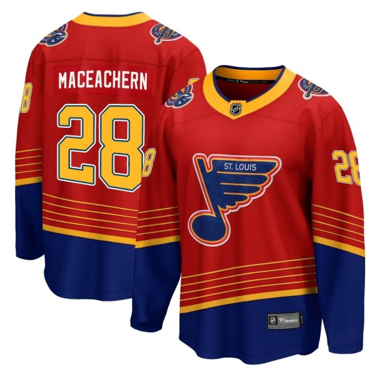 MacKenzie MacEachern St. Louis Blues Youth Breakaway Mackenzie MacEachern 2020/21 Special Edition Fanatics Branded Jersey - Red