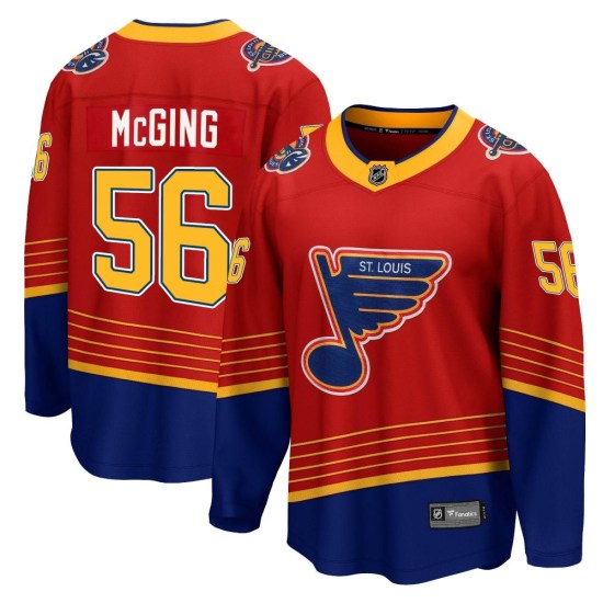 Hugh McGing St. Louis Blues Youth Breakaway 2020/21 Special Edition Fanatics Branded Jersey - Red