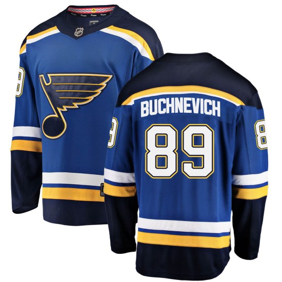 Pavel Buchnevich St. Louis Blues Youth Breakaway Home Fanatics Branded Jersey - Blue