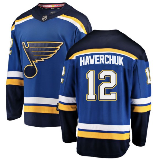 Dale Hawerchuk St. Louis Blues Youth Breakaway Home Fanatics Branded Jersey - Blue