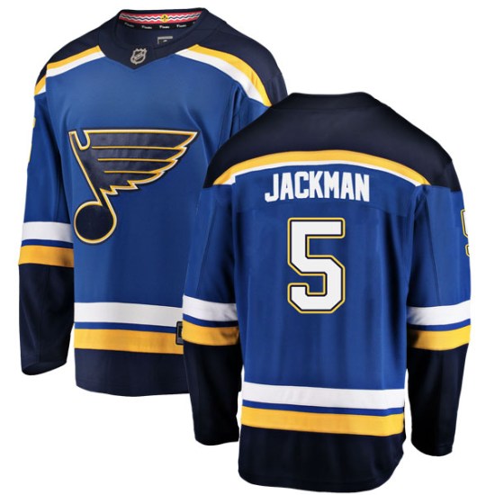 Barret Jackman St. Louis Blues Youth Breakaway Home Fanatics Branded Jersey - Blue