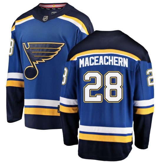 MacKenzie MacEachern St. Louis Blues Youth Breakaway Mackenzie MacEachern Home Fanatics Branded Jersey - Blue