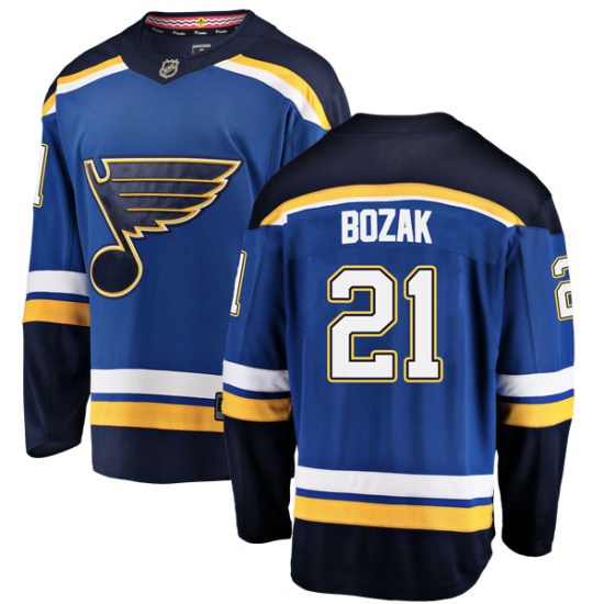 Tyler Bozak St. Louis Blues Breakaway Home Fanatics Branded Jersey - Blue